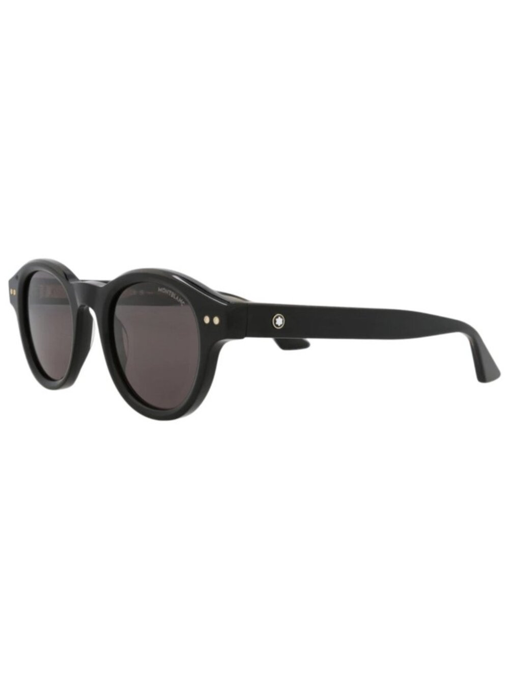 New Montblanc Women's Sunglasses Round Oval Recycled Acetate Frame Mens Black